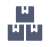 Stacked boxes icon